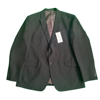 Taylor-&-Wright Blazer Herren schwarz Anzugjacke Gr. 46 Regular Tailored zwei Knöpfe