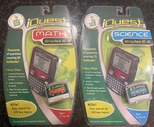 LEAP FROG iQUEST MATH SCIENCE Cartridges Grades 6-8 NEW SEALED