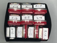 Sizzix Lot Sizzlits Red & Black Cutting Dies Card Making Scrapbook Paper Craft