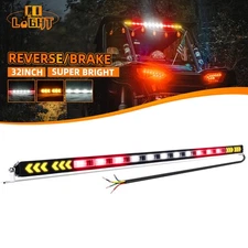 COLIGHT 32" Rear Strobe LED Chase Light Bar For UTV ATV RZR Can-Am Maverick X3/R