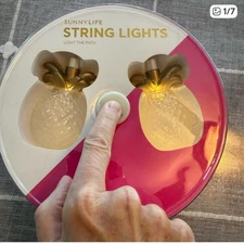 Sunnylife Pineapple String Lights NIB Tropical LED Party Décor Outdoor Indoor