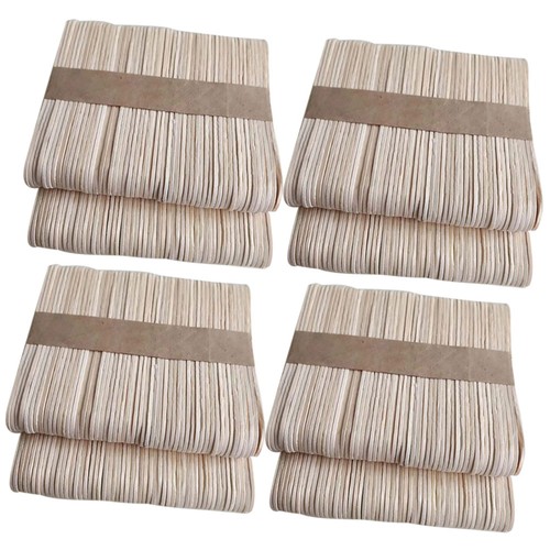 400 Pcs Mini Wood Stick Craft Handmade Ice Cream Sticks Wooden DIY