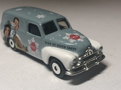 3 INCH 1955 Holden FJ Panel VCan Coca-Cola Matchbox 1/64 Rge Diecast MINT Loose