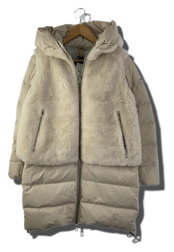 DUNO Long Down Jacket 42 Polyester DEA Women 6746 - image 1