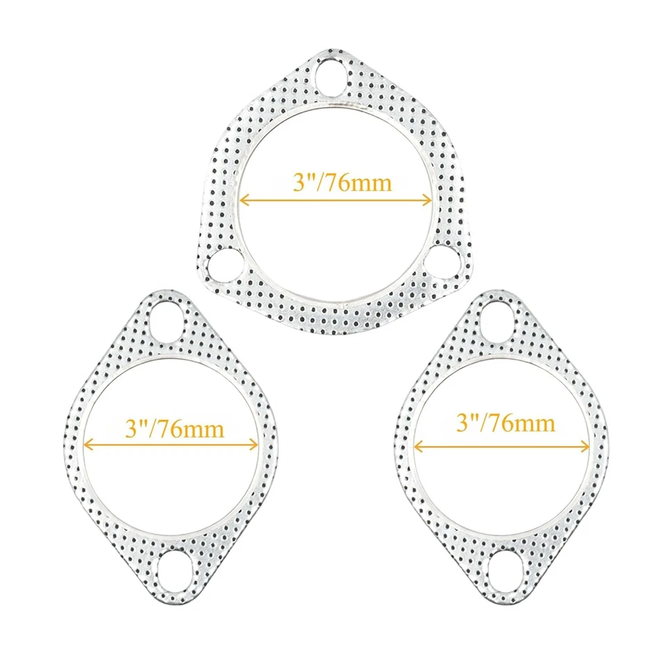 Kit de herrajes de junta de escape interg Skunk 2 76 mm para Honda Civic Acura Foto 4 de 4