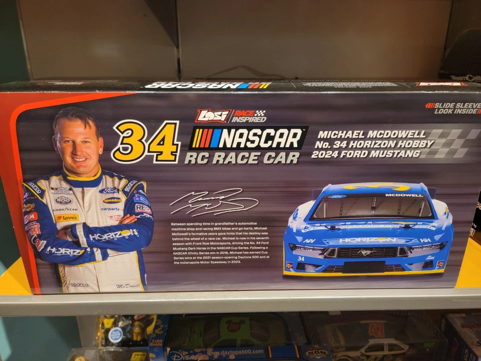 2024 Michael McDowell #34 -Horizon Hobby 1/12th Scale- LOSI RACING Nascar - Image 3 of 4