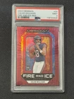 2024 Panini Obsidian Caleb Williams Rookie Fire and Ice Red /75 SP PSA 9 RC