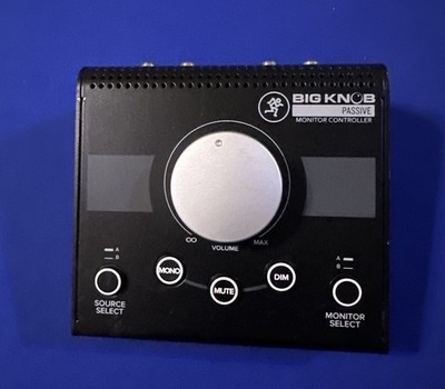 Mackie Big Knob Passive Monitor Controller Sturdy Design Pristine Audio