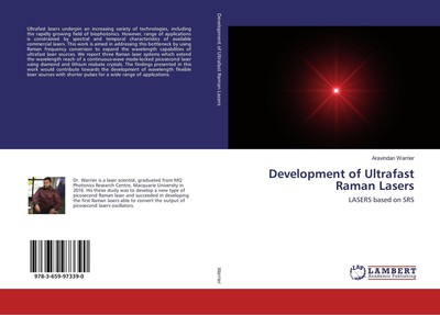 Aravindan Warrier | Development of Ultrafast Raman Lasers | Taschenbuch (2016)