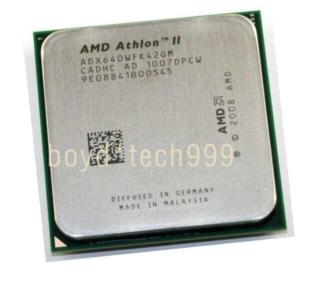 AMD Athlon II X4 640 ADX640WFK42GM CPU 4 Core 3.0GHz Socket AM2+ AM3 Processor - Image 3 of 4