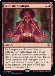 Seize the Spotlight 052/093 Rare Sorcery - Commander: Streets of New Capenna