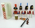 VINTAGE 1974 British Royal Harbor Guard Figures & Accessories (8)