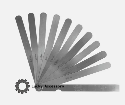 1 pcs Mitutoyo 184-306S 0.05-0.8mm Thickness Feeler Gage Set