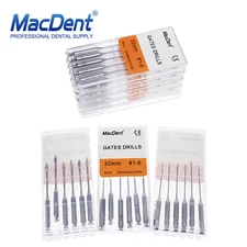 Dental Gates Glidden Drills 28/32mm Stainless Steel Endodontic Root Canal 1 Pack