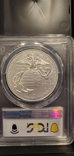 Perfection! 2025-P PCGS MS70 USMC 250th Anniversary Commemorative Dollar - Picture 2 of 2