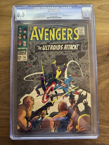 Avengers #36 CGC 8.5 White Pages Marvel Comics 1/67