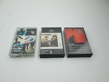 Lot of 3 U2 Cassette Tapes Achtung Baby, October Under A Blood Red Sky