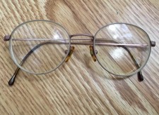 Vintage Echo Italy Eyeglasses M6004 0163 48   19 145 Full Metal Frame Soft Pink