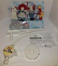 Spring Baby Raggedy Ann  Andy Musical Mobile Rotates To "Brahms' Lullaby"
