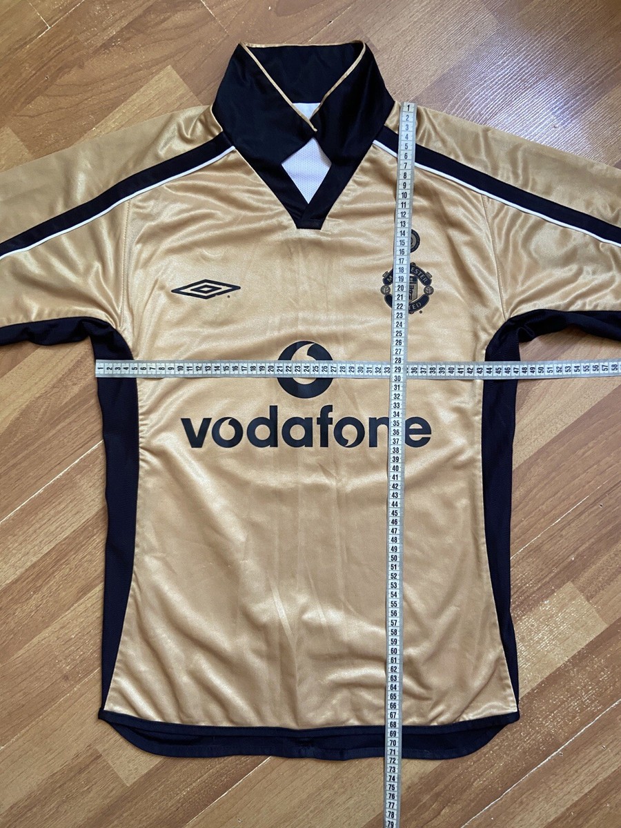 MANCHESTER UNITED 2001 2002 CENTENARY SHIRT JERSEY UMBRO