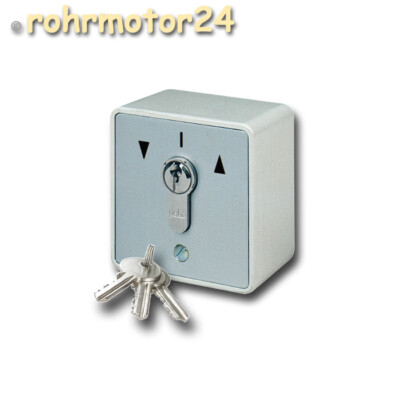 Schlüsseltaster Schlüsselschalter AP Aufputz geba S-APZ 1-2R//2 Tor Antrieb Motor
