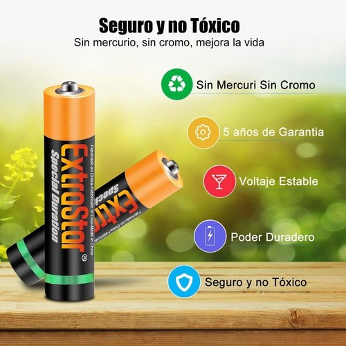 EXTRASTAR Pile Mini Stilo AAA Performance, pile aaa, batterie aaa, confezione 12 - Imagen 3 de 4