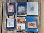 Lot of 6 Creative Accents Dimension Cross Stitch Bucilla Candamar Designs Kits