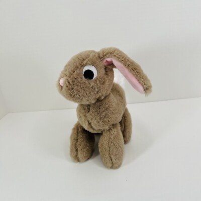 Manhattan Toy 9'' 2018 Brown Bunny Rabbit Plush Stuffed Animal Floppies Toy