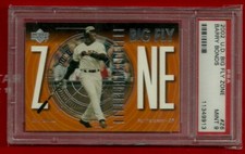 2002 U D BIG FLY ZONE Z6 Barry BONDS PIRATES / GIANTS PSA 9 MINT POP 4  ,2 HI  