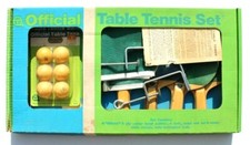 NOS Vtg 1970s OFFICIAL TABLE TENNIS SET Trans Global Sports  - COMPLETE