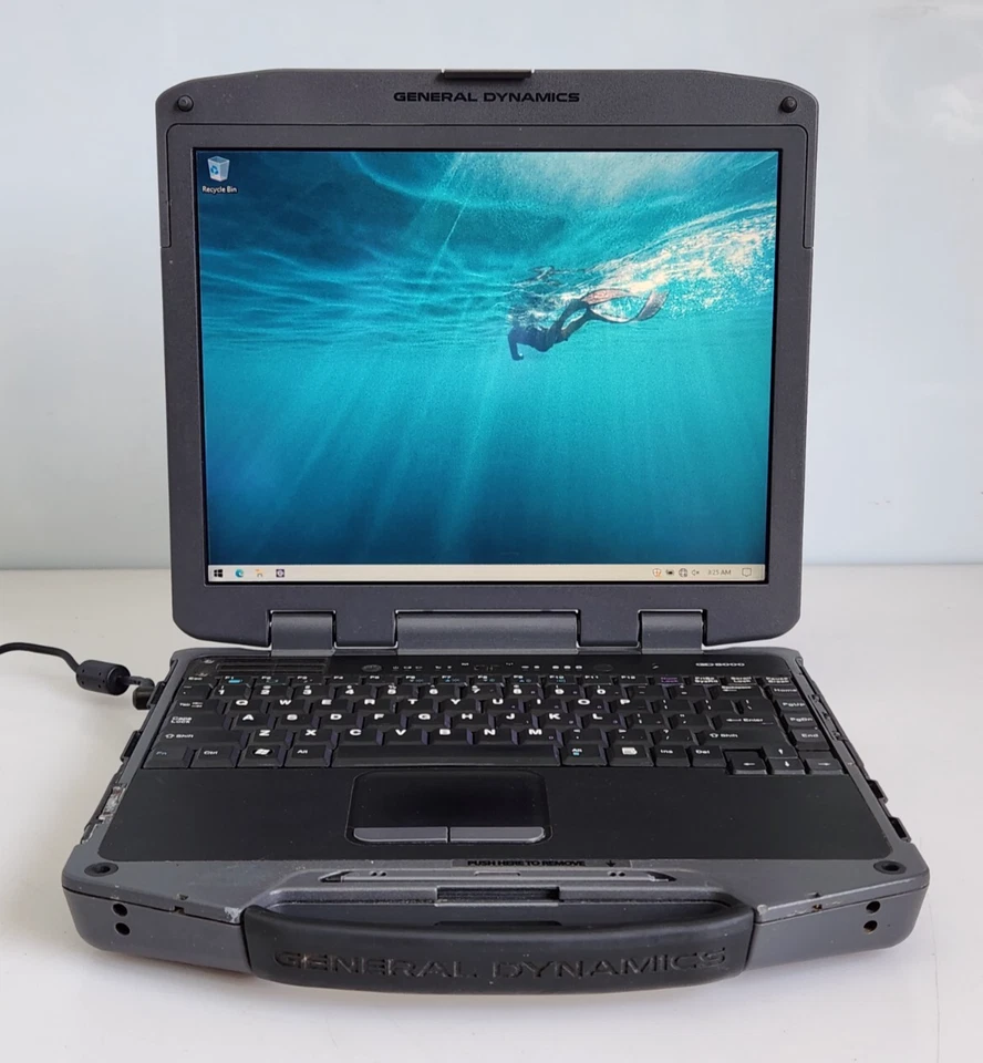 General Dynamics Itronix GD8000 Rugged Laptop, 1.8GHz 120GB SSD 8GB, BAD BATTERY - Image 2 of 4