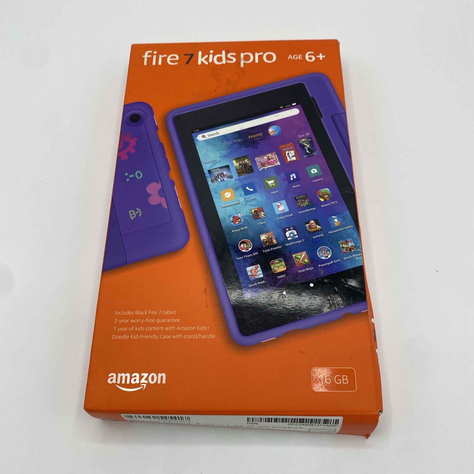 Amazon Fire 7 Kids Edition 7 Inch Display Quad Core 16 GB Tablet 2022