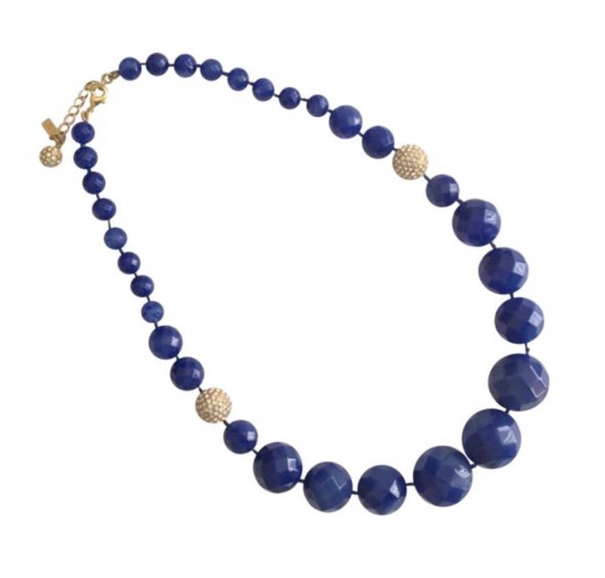 KATE SPADE NEW YORK NEW AUTH Women's Blue Statement Necklace