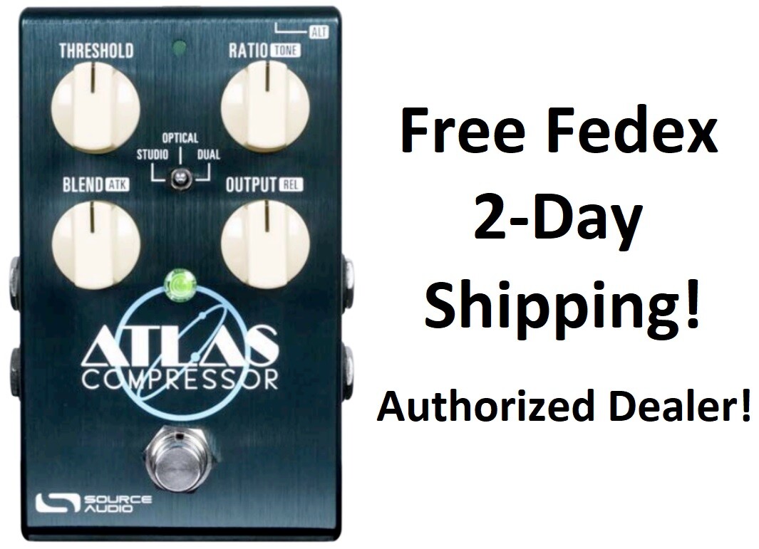 New Source Audio SA252 Atlas Compressor One Series Guitar Effects