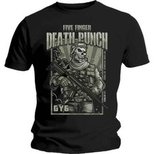 Authentic Five Finger Death Punch War Soldier T-Shirt S M L XL 2XL NEW