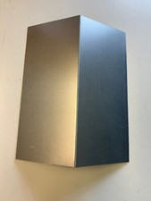 GALVANISED STEEL METAL FLASHING TRIM, RIDGE, 1.00mm, 100mm x 100mm x 2.5m