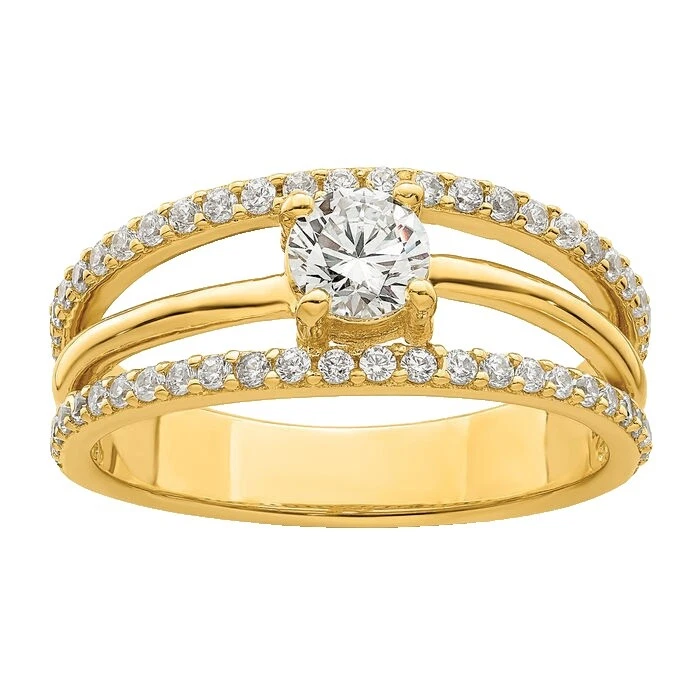 Anillos de belleza de cóctel de moda