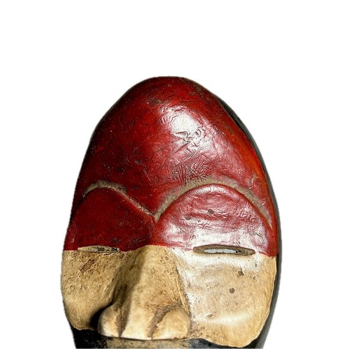 Maschere africane dan di nome zapkei da un unico pezzo di legno da appendere a parete-680 - Foto 11 di 24
