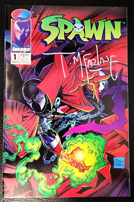 Spawn #1 1992 Signed by Todd McFarlane 1st Appearance NM 9.4 | eBay
