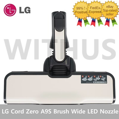 LG Cord Zero A9S Vacuum Cleaner Brush Wide LED Nozzle AGB74615413 Genuine
