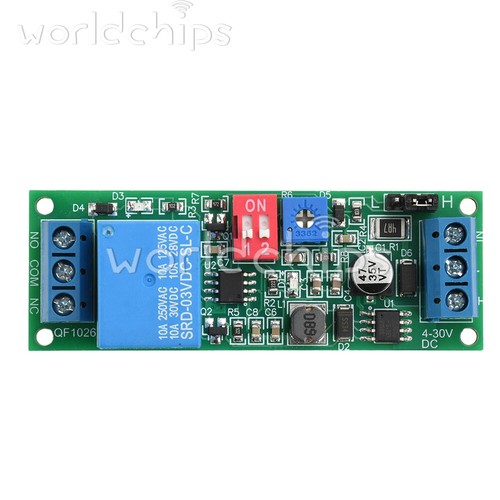 DC 4-30V Power Adjustable Delay Relay Timer Control Module 4 Gear Delay Switch - Picture 15 of 20