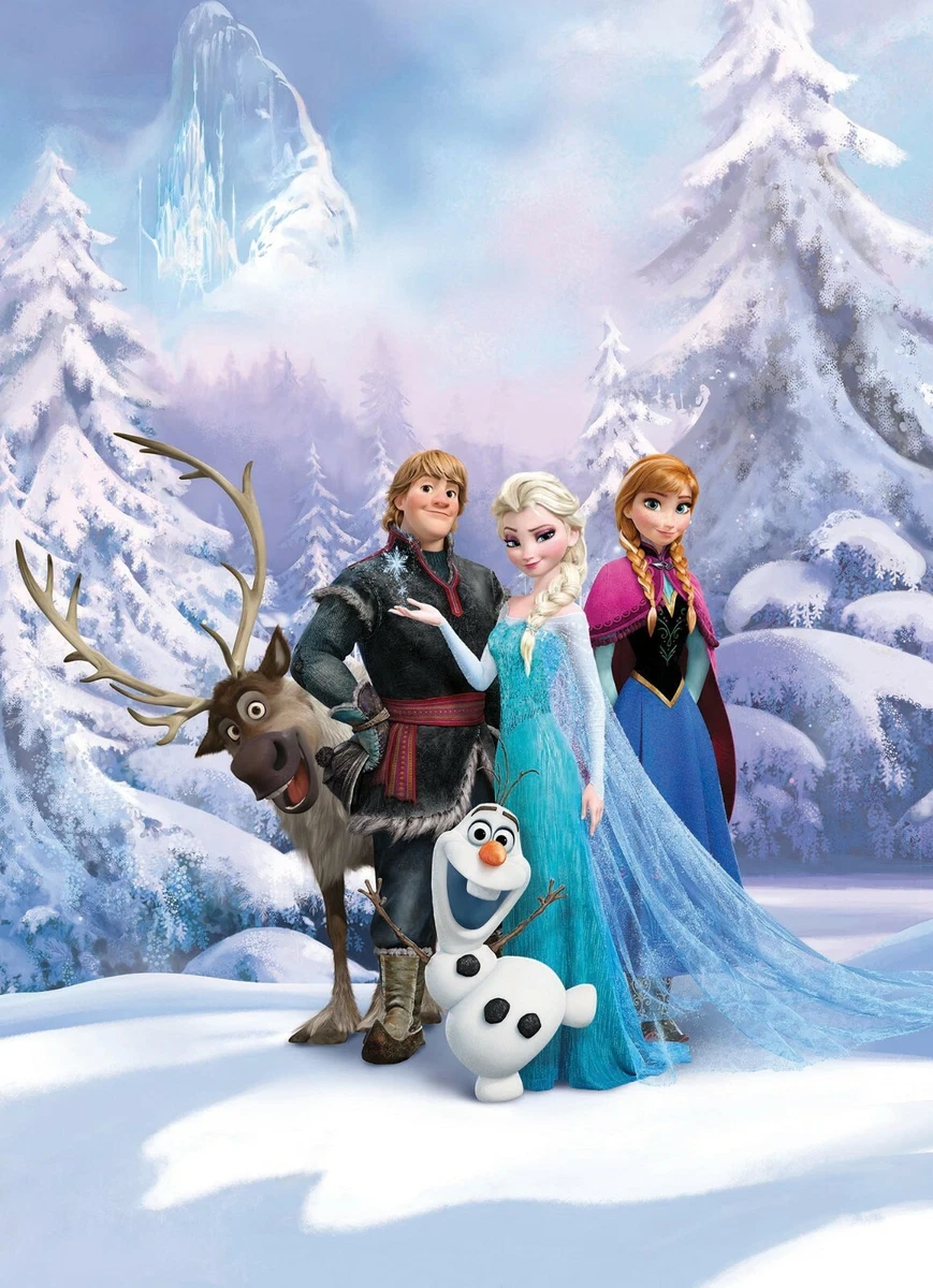 Photo wallpaper Frozen Winter Land girl s bedroom wall mural giant Disney poster