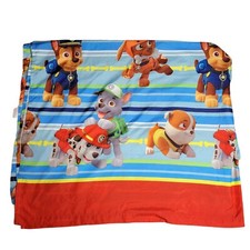 Nickelodeon Paw Patrol Twin Flat Sheet Blue Chase Marshall Rubble Zuma Rocky