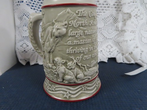 NUEVA Taza Ceramarte El Puma Piedra Tom O'Briens Animal Americano 2000 Brasil 3D - Imagen 4 de 7
