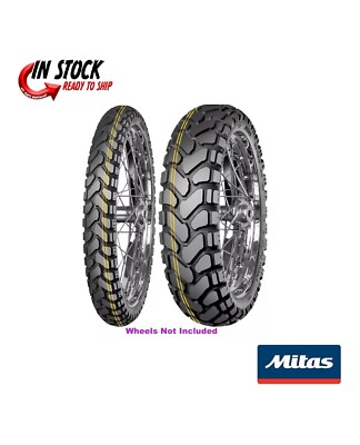 New Mitas ENDURO TRAIL+ (E-07+) DAKAR 90/90B21 & 150/70B17 Adventure Tires