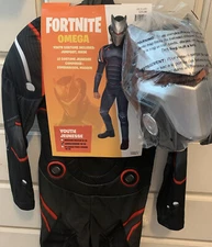 Fortnite Omega Youth Jeunesse Halloween Costume Youth Sz L 10-12 Fortnite NEW