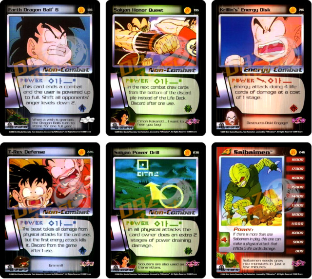 Dragon Ball Z CCG SCORE Saiyan Saga Unlimited (1-246) CHOOSE YOUR CARD Non-Foil