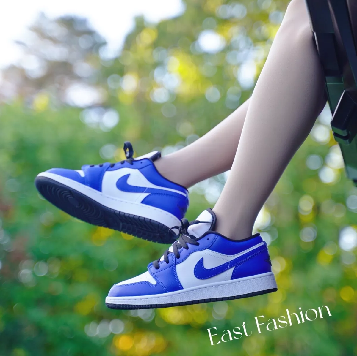 Nike Air Jordan 1 Low Game Royal White 553558-124 Men's & ...