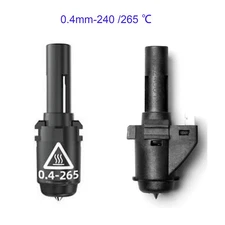 0.4mm-240 /265 Degrees Extruder Nozzle for Flashforge Adventurer 3/4 3D Printer
