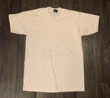 Vintage 90s SCREEN STARS BEST Light Pink BLANK 50/50 USA MADE t-shirt Sz M Mint